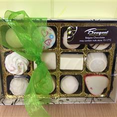 All White Belgian chocolates 