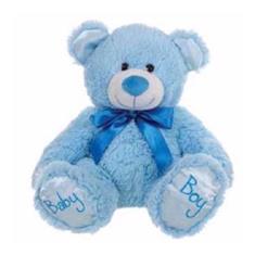 14 INCH  BLUE BABY BOY TEDDY DEAR