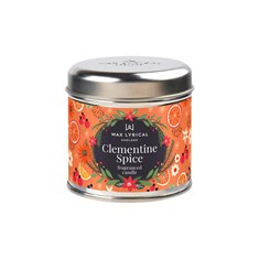 TIN CANDLE CLEMENTINE SPICE