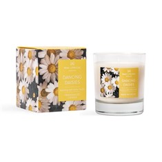 BOXED CANDLE DANCING DAISES