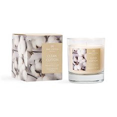 BOXED CANDLE CLEAN COTTON